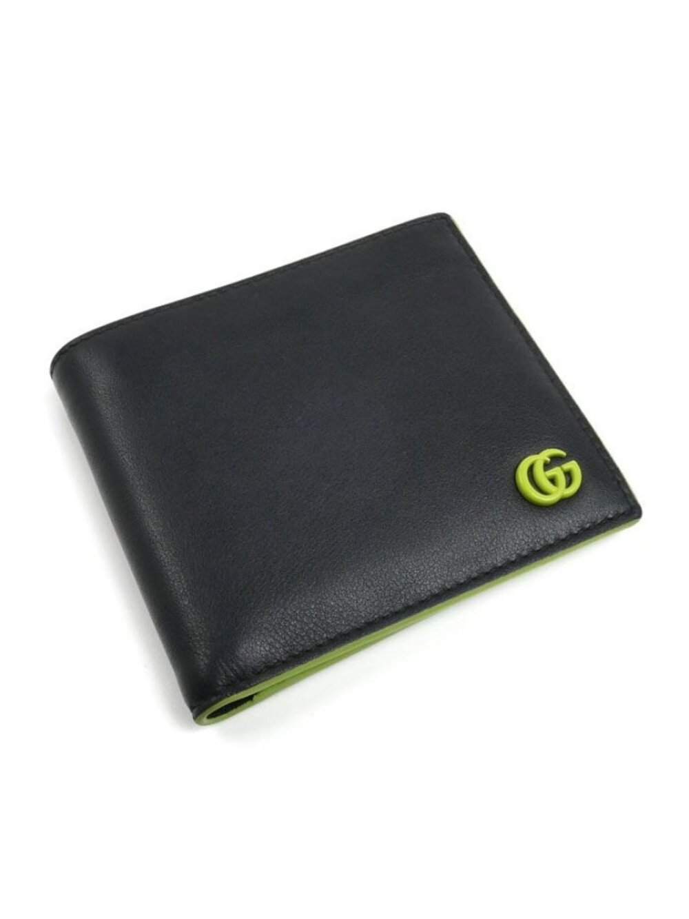 Gucci Double G Petit Marmont Bifold Wallet Black